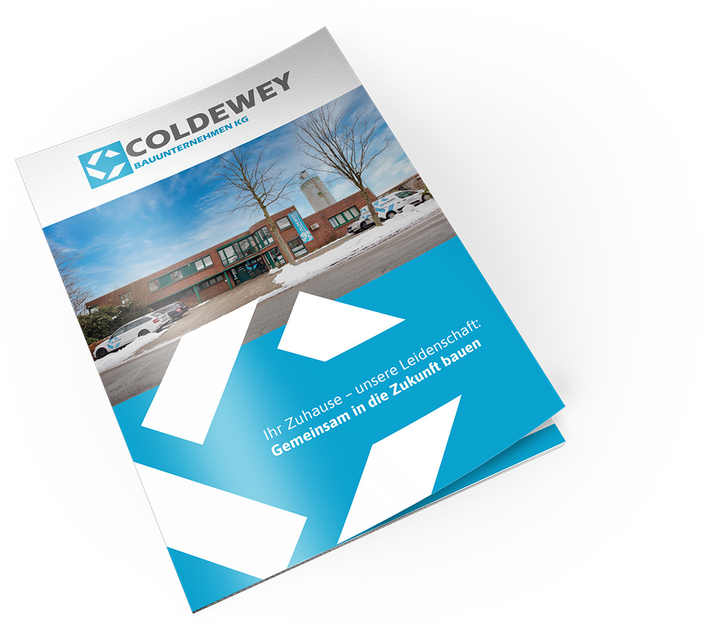Coldewey Bauunternehmen Werbebroschüre